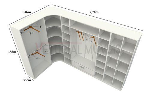 Kit Closet Modulado Armário Colmeia Cabideiro M10 Mdp é boa?