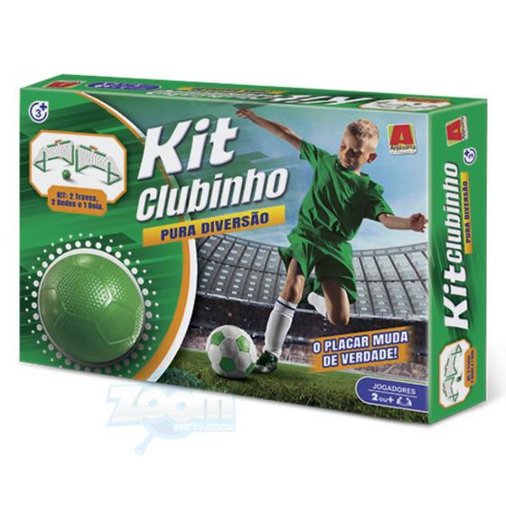 Imagem de Kit Clubinho - 2 traves 1bola e placar - Verde