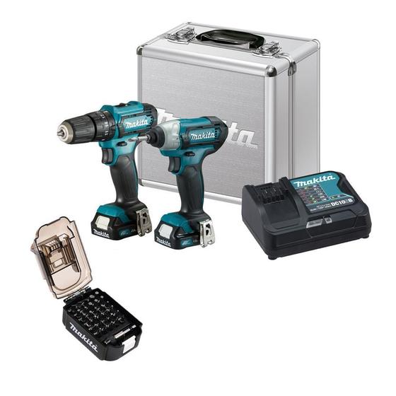 Imagem de Kit Clx228Sax Hp333D E Td110D Impcto Makita + Kit 31 Peças