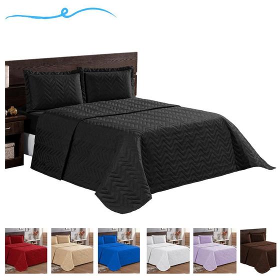 Imagem de Kit Cobre Leito Para Cama King Size 3 Peças 3 00 X 2 60