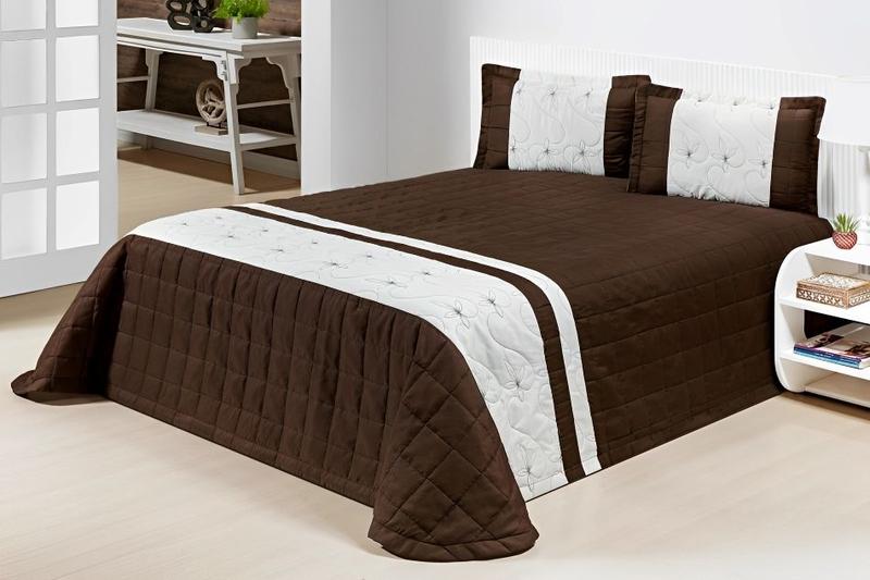 Imagem de Kit Cobre Leito Portinari Queen 5pcs Matelado Bordado