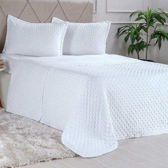 Imagem de Kit Cobre Leito Queen Miraggio Super Soft com Porta Travesseiro