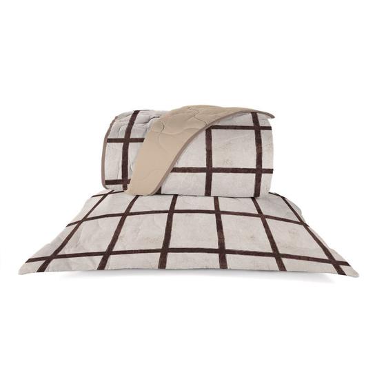 Menor preço em Kit Cobre Leito Queen Percal 200 Fios Torres Lumière Teka