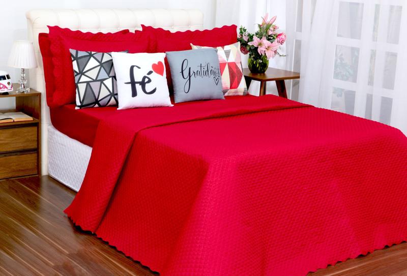 Imagem de Kit Cobre leito Queen Size com Almofadas e Lencol 8 Pçs Liberty