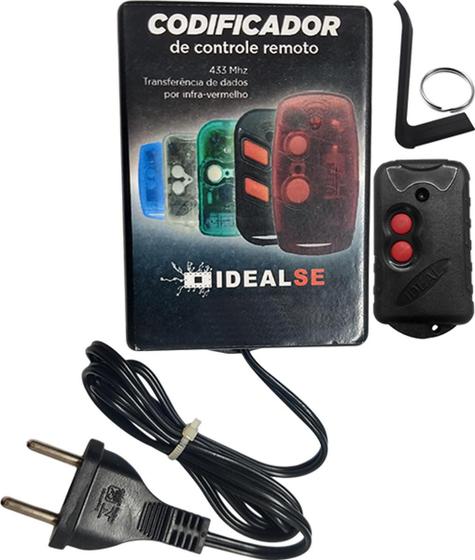 Imagem de Kit Codificador Idealse Bivolt + 10 Controles Regravável