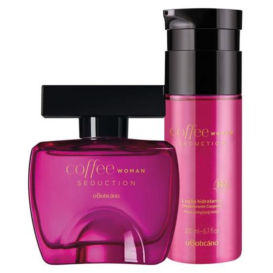 Kit Coffee Woman Seduction Des. Colônia + Loção Hidratante Corporal