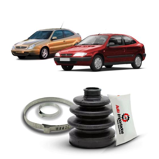 Imagem de Kit Coifa Borracha Graxa Abraçadeira Homocinética Lado Roda Citroen Xsara 1998 1999 200 2001 2002