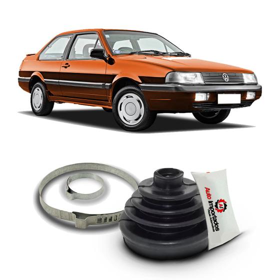 Imagem de Kit Coifa Borracha Graxa Abraçadeira Homocinética Lado Roda Volkswagen Santana 1991 1992 1993 1994 1995 1996 1997 1998