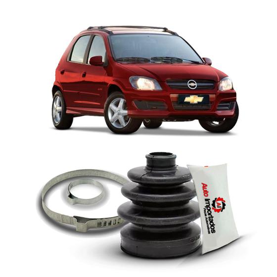 Imagem de Kit Coifa Borracha Graxa Homocinética Lado Roda Chevrolet Celta 2007 2008 2009 2010 2011 2012 2013 2014 2015 2016