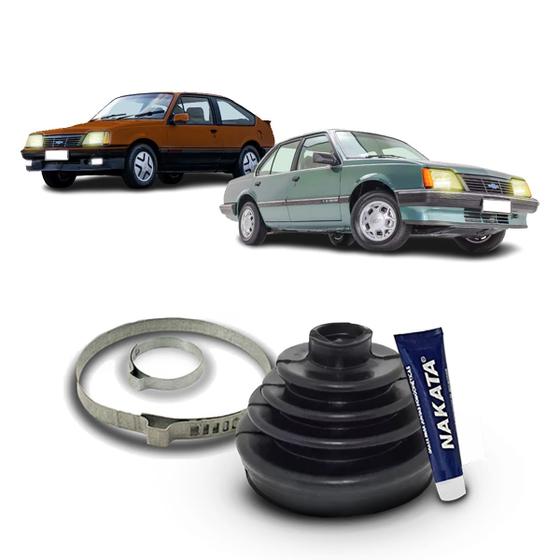 Imagem de Kit Coifa Borracha Graxa Homocinética Nakata Lado Roda Chevrolet Monza 1982 1983 1984 1985 1986 1987 1988 1989 1990