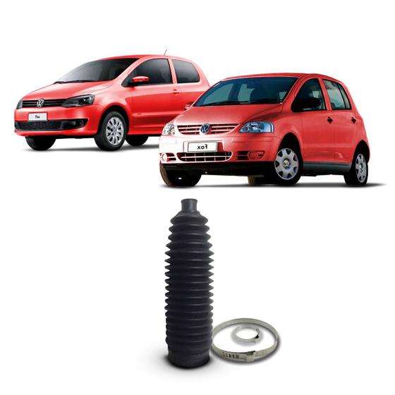 Imagem de Kit Coifa Guarda Pó Caixa Direção Dianteira Volkswagen Fox 2003 2004 2005 2006 2007 2008 2009 2010 2011 2012 2013 2014