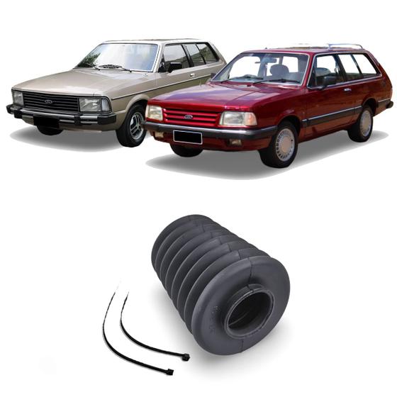 Imagem de Kit Coifa Guarda Pó Da Caixa De Direção Ford Belina 1978 1979 1980 1981 1982 1983 1984 1985 1986 1987 1988 1989 1990 91