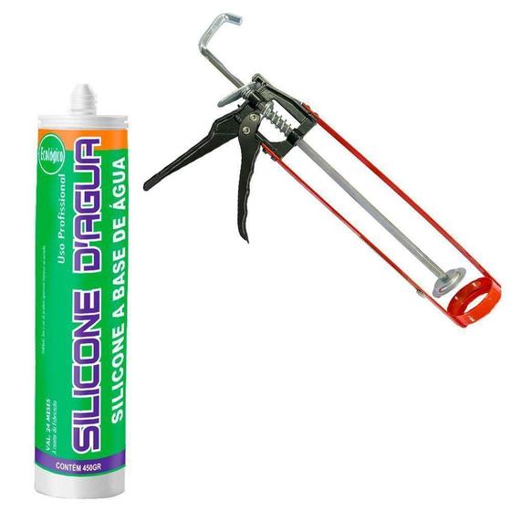 Imagem de Kit Cola Isopor Preto 450G Com Aplicador