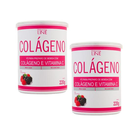 Imagem de Kit Colágeno Hidrolisado em pó com Vit C 220g