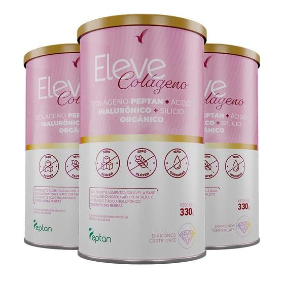 Imagem de Kit Colágeno Hidrolisado Peptan + Ácido Hialurônico 90 dias