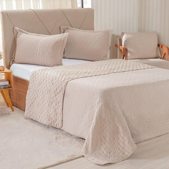 Imagem de Kit Colcha Casal Santorini New 220x240cm