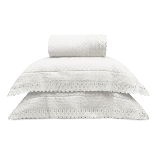 Imagem de Kit Colcha Premium Bordare: Elegância, Conforto e Maciez para Seu Quarto