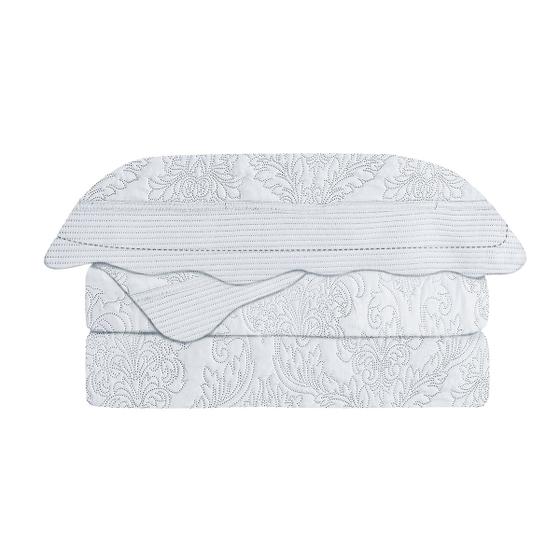 Kit Colcha Queen Camesa Antique 240x260cm 3 Peças Matelassê Menor preço em Kit Colcha Queen Camesa Antique 240x260cm 3 Peças Matelassê
