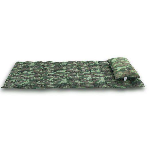 Kit Colchonete e Travesseiro Acampamento Camping Solteiro Pesca Retiro Ginástica 188x78cm Camuflado Menor preço em Kit Colchonete e Travesseiro Acampamento Camping Solteiro Pesca Retiro Ginástica 188x78cm Camuflado
