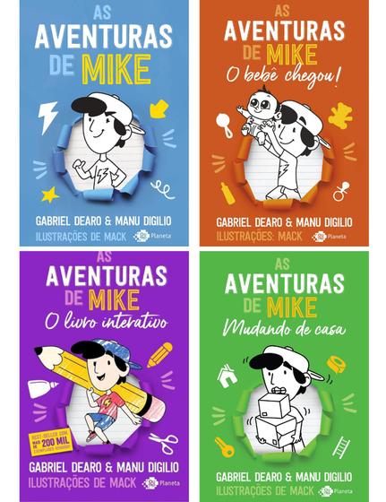 Kit Coleção As Aventuras De Mike - 4 Livros - Kit de Livros - Magazine ...