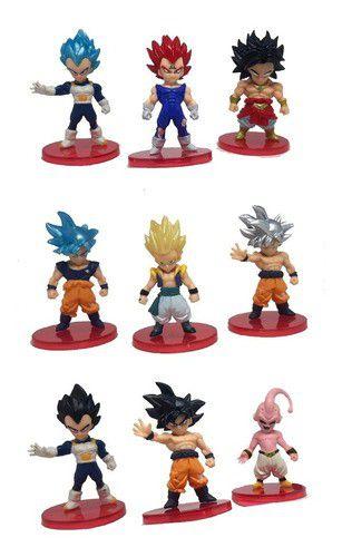 Imagem de Kit Coleção De Bonecos Miniaturas Dragon Ball Z 6 Cm G3