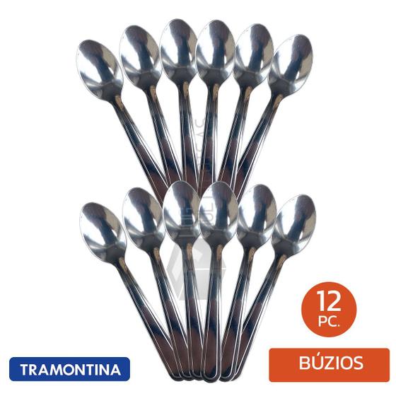 Imagem de Kit Colher de Café / Chá 12 Pç Búzios Inox - Tramontina