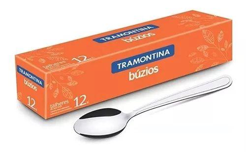 Kit Colheres P/ Sobremesa Buzios Talher Inox Tramontina 12Pçs Menor preço em Kit Colheres P/ Sobremesa Buzios Talher Inox Tramontina 12Pçs