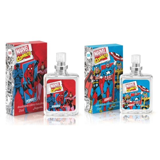 Imagem de Kit Colônia Marvel Comics Avante + Poderes 25ml - Jequiti