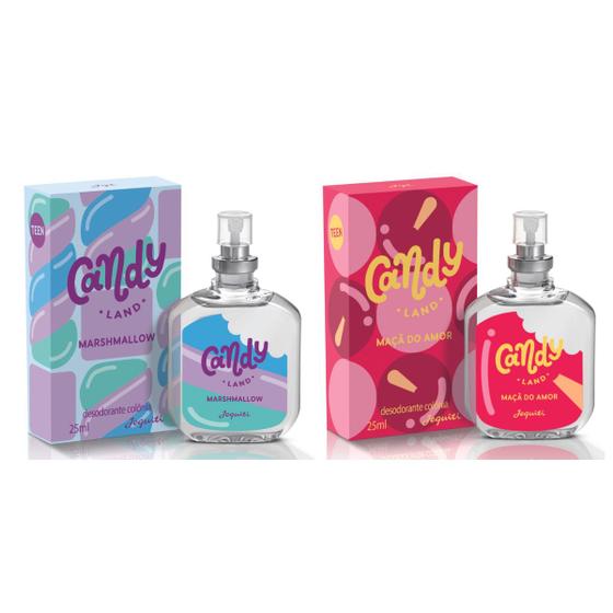 Imagem de Kit Colônias Candy Land Marshmallow + Maçã do Amor 25ml - Jequiti