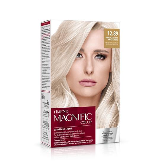 Kit Coloração Amend Magnific Color 12.89 Louro C. Pérola Menor preço em Kit Coloração Amend Magnific Color 12.89 Louro C. Pérola