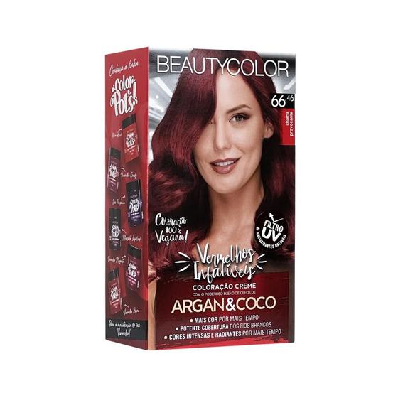 Imagem de Kit Coloração Beautycolor 66.46 Chama Provocante