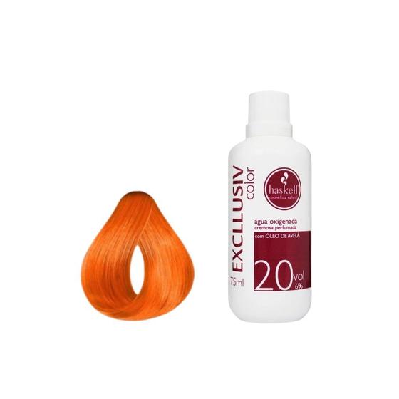 Imagem de Kit Coloração Haskell Excllusiv 0.43+Água Oxig Haskell 20vol