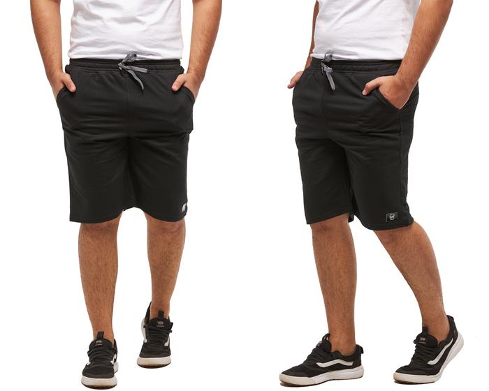 Imagem de Kit com 02 bermudas de moletom basica wooks
