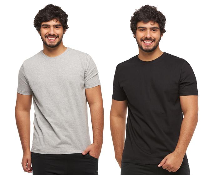 Imagem de Kit com 02 camisetas basicas - c4