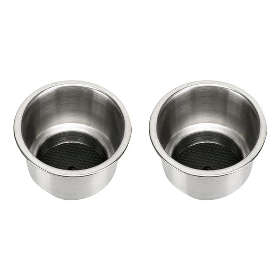 Imagem de Kit Com 02 Porta Copos De Embutir Em Inox