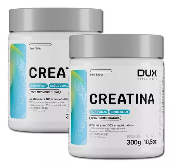 Imagem de Kit com 02 unidades de Creatina 100% Monohidratada de 300 g-Dux Human Health-Dux Nutrition