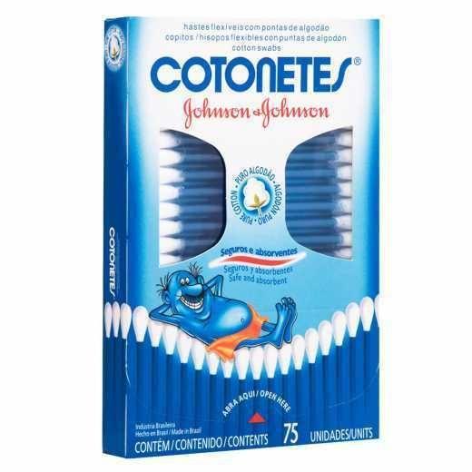 Imagem de Kit Com 03 - Hastes Flexíveis Cotonetes - 75 Unidades Cada