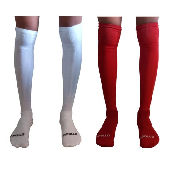 Imagem de Kit Com 03 Pares Meião Futebol Masculino Adulto PROFISSIONAL Atoalhado Em Algodão