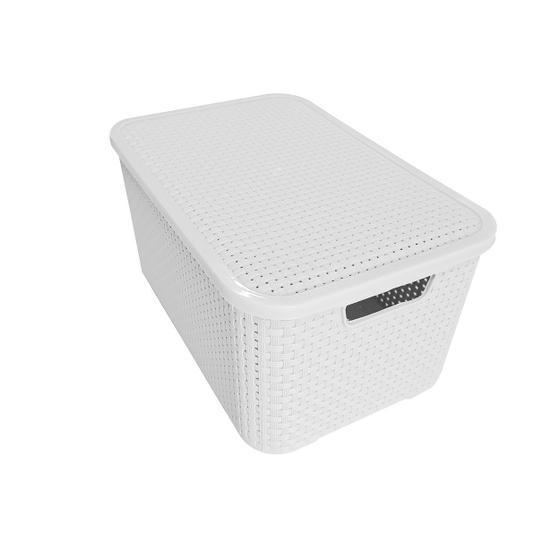 Imagem de Kit com 04 Caixas Organizadoras Rattan 7 Litros