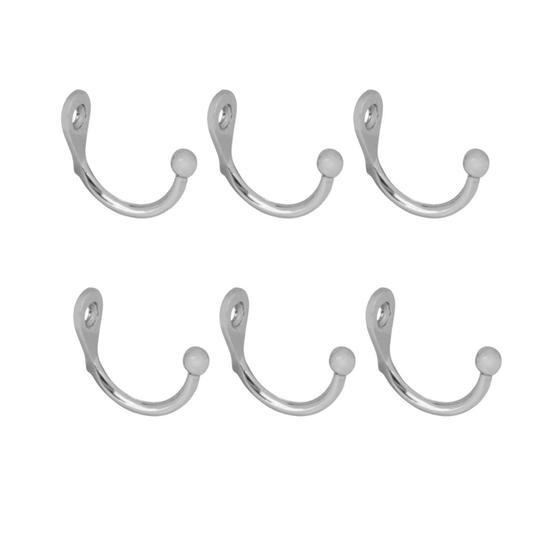 Imagem de Kit com 06 Cabides Classic Ducon Metais