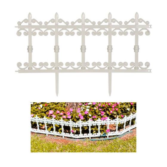 Kit Com 1 Metro De Cerca Decorativa Grande Lançamento Para Jardim e ...