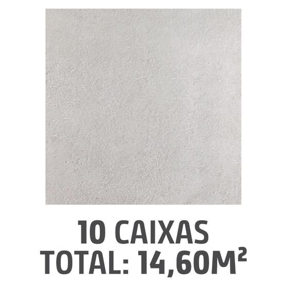 Kit com 10 Caixas Porcelanato Hangar Chicago Externo 60x60cm Caixa 1