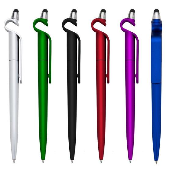 Imagem de Kit com 10 canetas touch redonda  celular