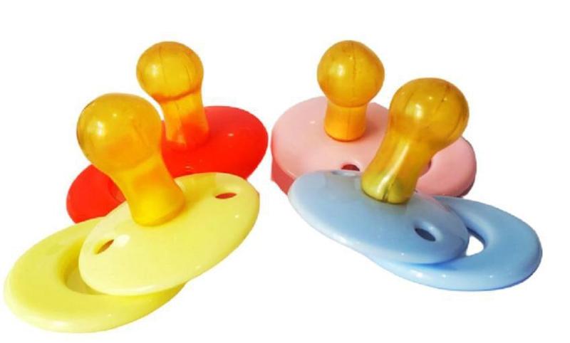 kit com 10 chupetas de látex modelo redonda cores variadas full - Nino ...