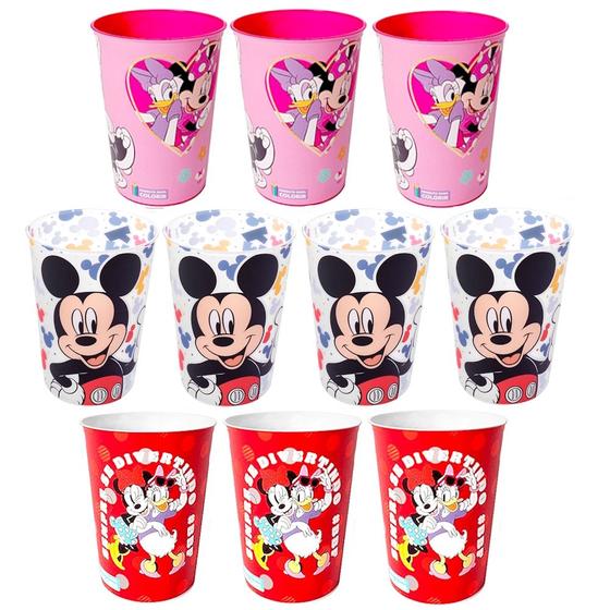 Imagem de Kit Com 10 Copos Minnie e Mickey para Base de Ovo de Páscoa Infantil