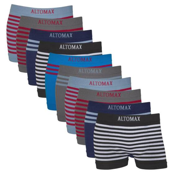 Altomax Kit Com 10 Cuecas Boxer Altomax Infantil Estampada Sortido - Cueca ...