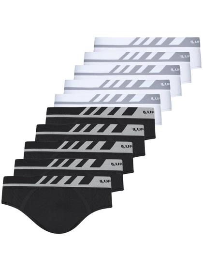 Imagem de Kit com 10 Cuecas Slip Lupo 691-002 Colorido