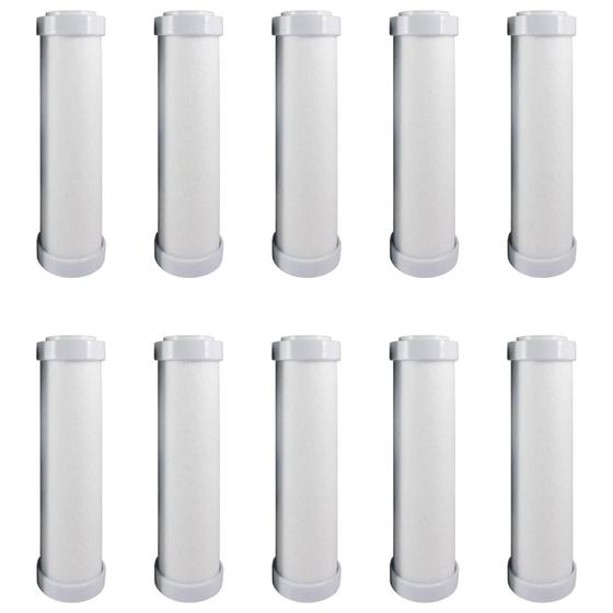 Imagem de Kit Com 10 Elementos Filtrantes Lisos 9 3/4" Com Acabamento