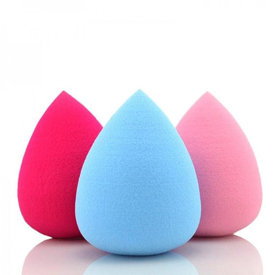 Imagem de Kit Com 10 Esponjas Unitária Formato Coxinha