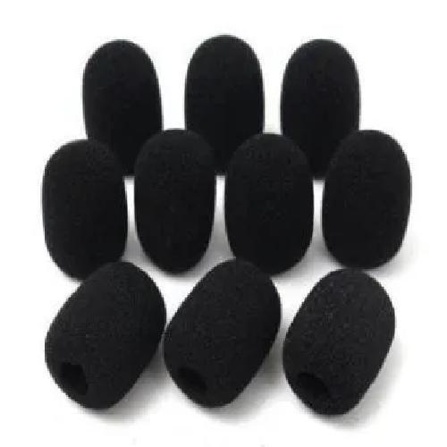 Imagem de Kit Com 10 - Espuma Bocal 3Cm Para Microfone Headset